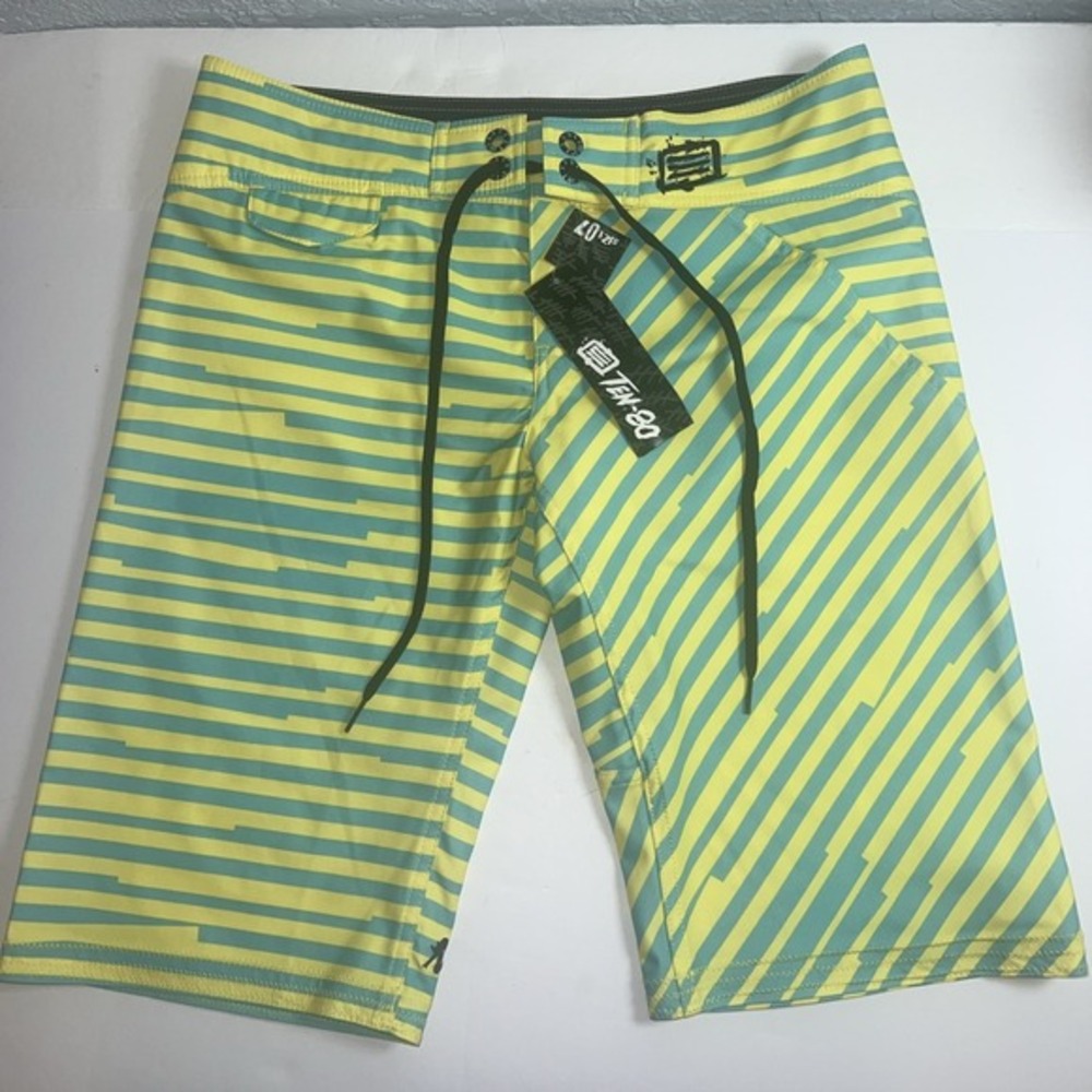 Eleven Collection‎ Ten-80 Mens Surf Swim Trunks Size 7 NWT